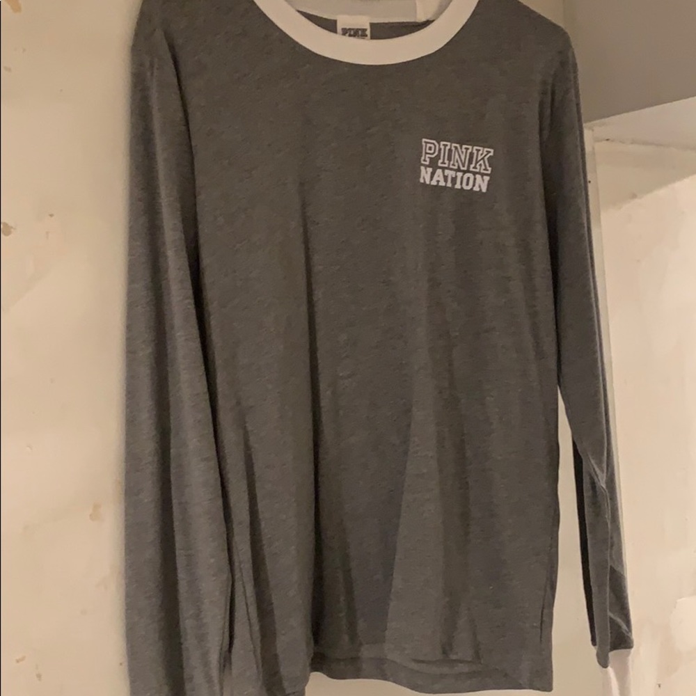 Vs. pink long sleeve t.